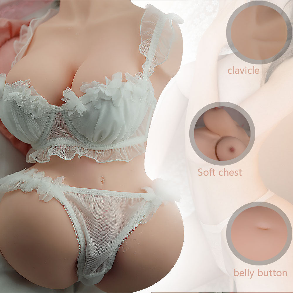20LB Lifelike Sex Dolls Male Masturbator Sex Toys for Men Sex Torso with Big Breasts Butt Sex Toy Pocket Pussy for Men with Tight Vaginal Anal Texture Male Stroker, Adult Toys & Games for Men Orgasm