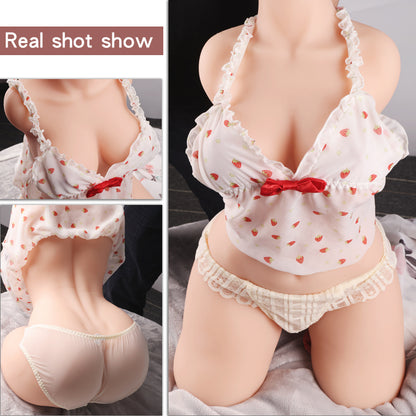 29LB BBW Torso Sex Doll Male Masturbator with Perkey Boobs and Fat Butt, 3 in 1 Adult Male Sex Toys Love Doll, Large Male Masturbator Doll Pocket Pussy Ass Toy for Men Masturbation, Massaging your cock inside her pussy for Orgasm